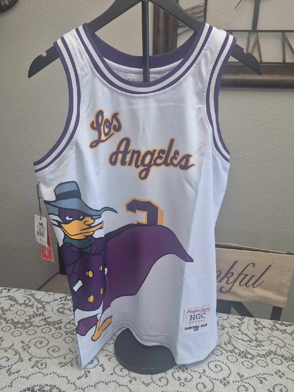 Los Angeles Darkwing Duck Basketball Jersey by HGC